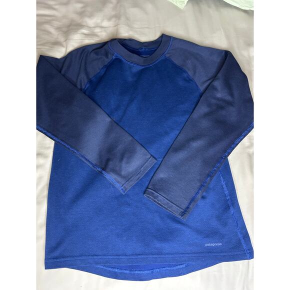 Patagonia blue shirt size 14 - Picture 2 of 4